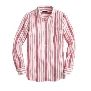 J. CREW Striped Popover